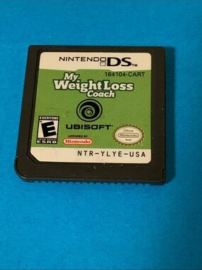 Nintendo DS Game Card - My Weight Loss Coach (Green, Black)